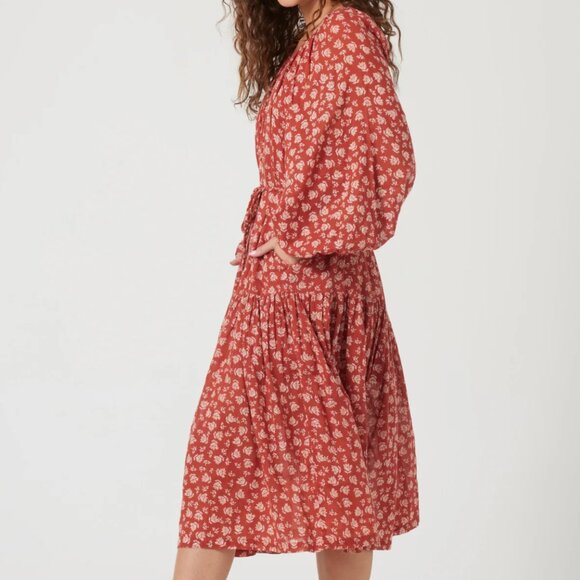 BILA 77 Talia Maxi Peasant Cotton Dress - Picture 3 of 14